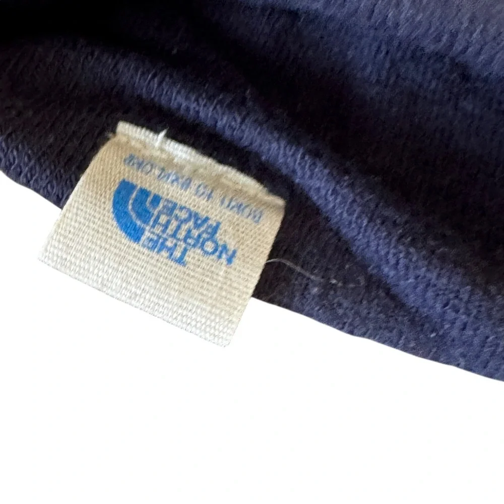 The North Face Infant Moose Applique Beanie‎ Hat Navy 0‑6M Baby Outdoor